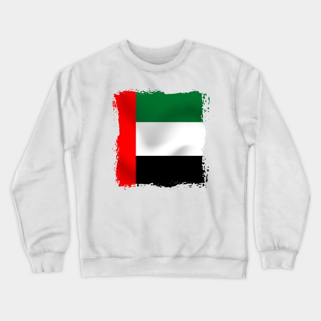 United Emirates Arab artwork Crewneck Sweatshirt by SASTRAVILA
